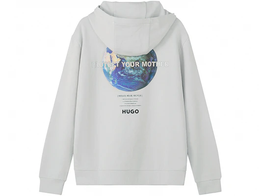 HUGO BOSS Loose Fit Hoodie Long-Sleeve Sweatshirt in Light Beige 50473788-273 Buy HUGO BOSS Loose Fit Hoodie Long-Sleeve Sweatshirt in Light Beige 50473788-273