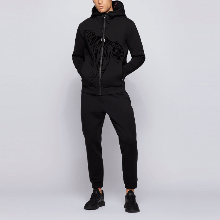 Lookbook HUGO BOSS Lunar New Year Rhinestone Logo Jogger Sweatpants  Black. 50461908-001