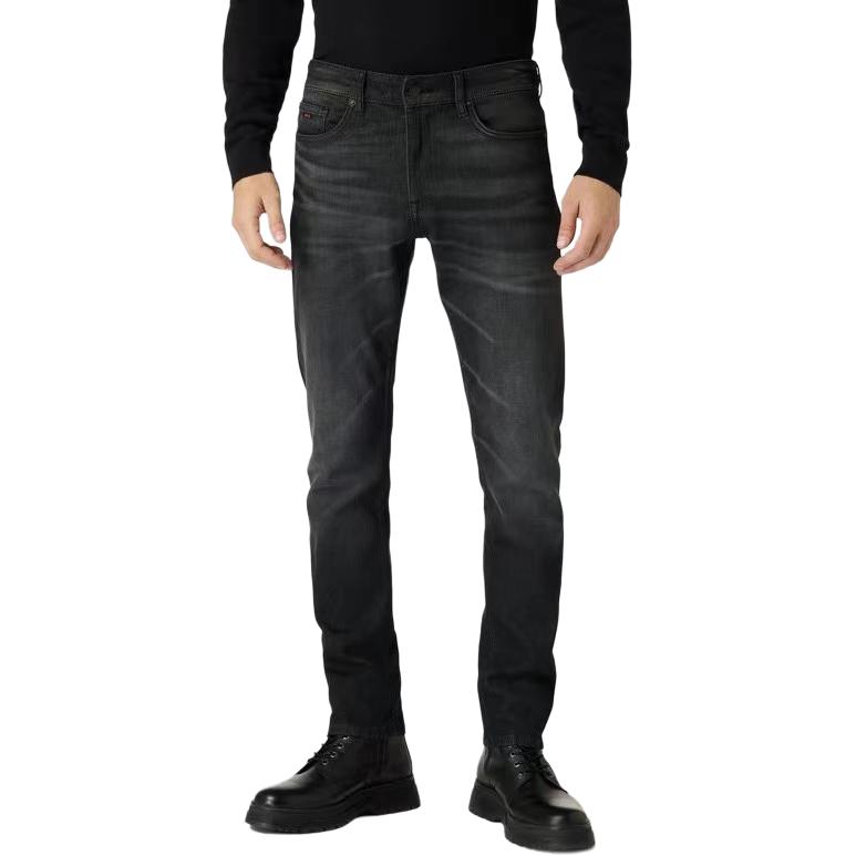 Lookbook HUGO BOSS 男款黑色修身彈力牛仔褲 50506699-011