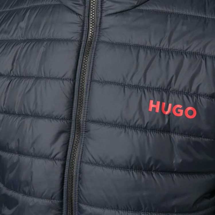 Details for HUGO BOSS 深藍色Logo印花連帽休閒棉質外套 50474699-405