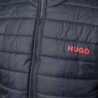 Details for HUGO BOSS 深藍色Logo印花連帽休閒棉質外套 50474699-405
