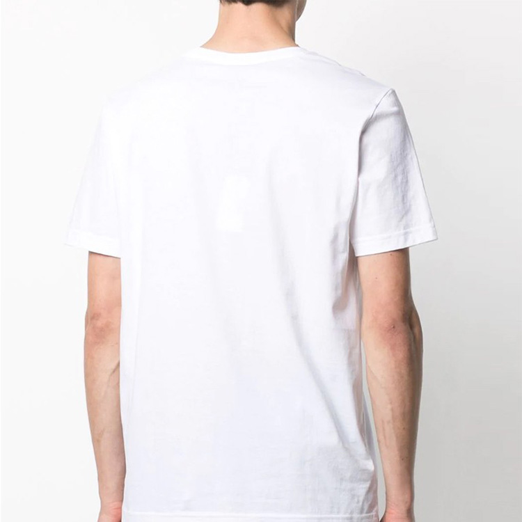 Purchase HUGO BOSS Mini Logo Printed White Short Sleeve T-Shirt for Men 50443666-100