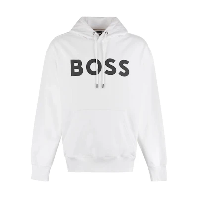 HUGO BOSS Minimalist Logo Sweatshirt Unisex White 50477050-100