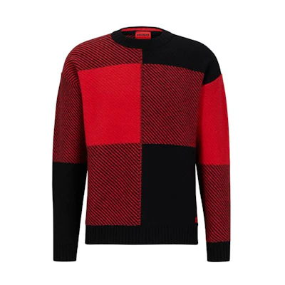 HUGO BOSS Multicolor Striped Crewneck Sweater Long Sleeve 50500006-001