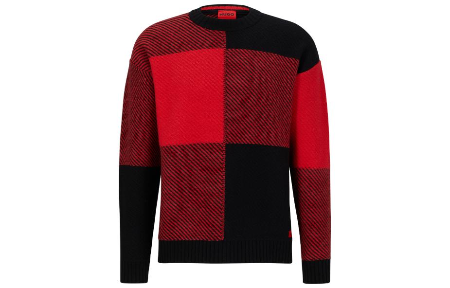 Order HUGO BOSS 多色條紋長袖圓領毛衣 50500006-001