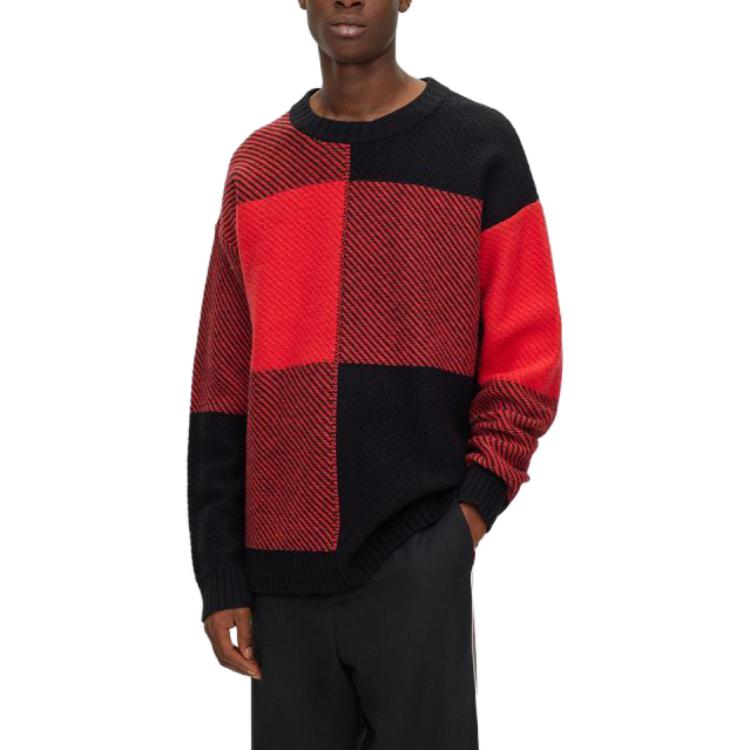 Purchase HUGO BOSS 多色條紋長袖圓領毛衣 50500006-001