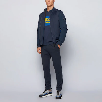 HUGO BOSS 刺繡標誌設計海軍藍長袖運動衫 50447034-410 Details for HUGO BOSS 刺繡標誌設計海軍藍長袖運動衫 50447034-410