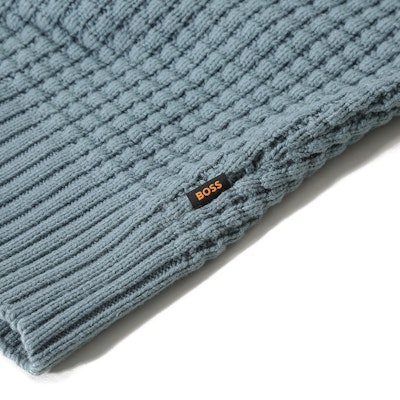 HUGO BOSS Orange SS24 綠色半拉鍊高領長袖毛衣 50498947-375 Shop HUGO BOSS Orange SS24 綠色半拉鍊高領長袖毛衣 50498947-375