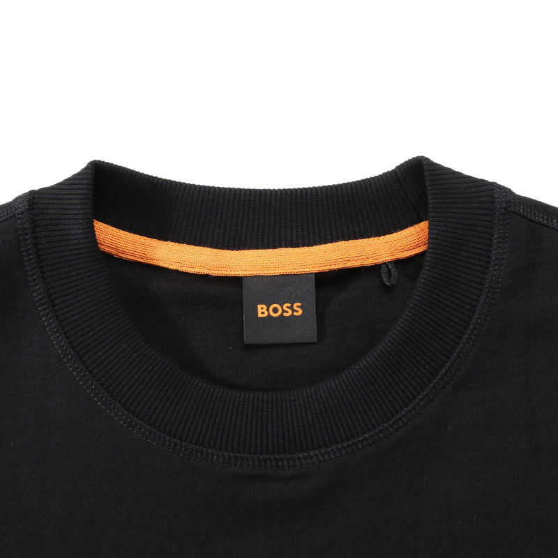 HUGO BOSS Orange SS24 Black Crewneck Sweatshirt with Embroidered Logo 50499276-001 圖 7