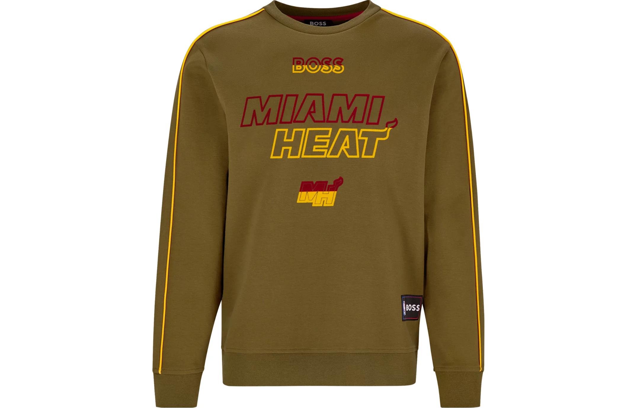 HUGO BOSS Oversized Brown Long-Sleeve Sweatshirt 50477351-350