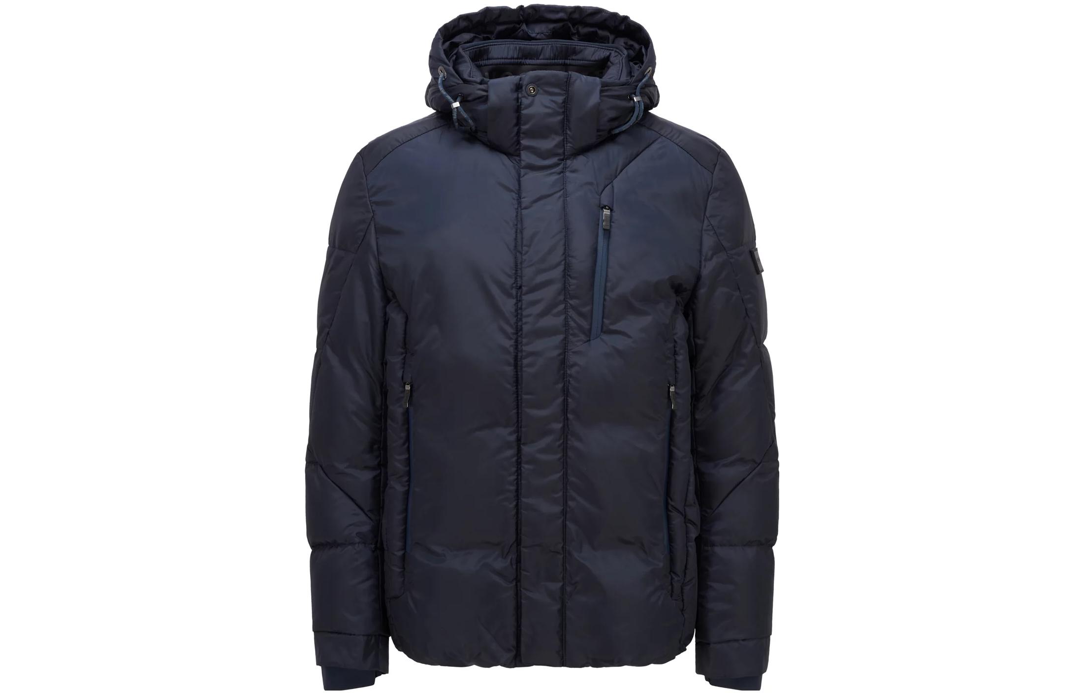 HUGO BOSS Oversized Hooded Zip Jacket - Dark Blue 50369053-410