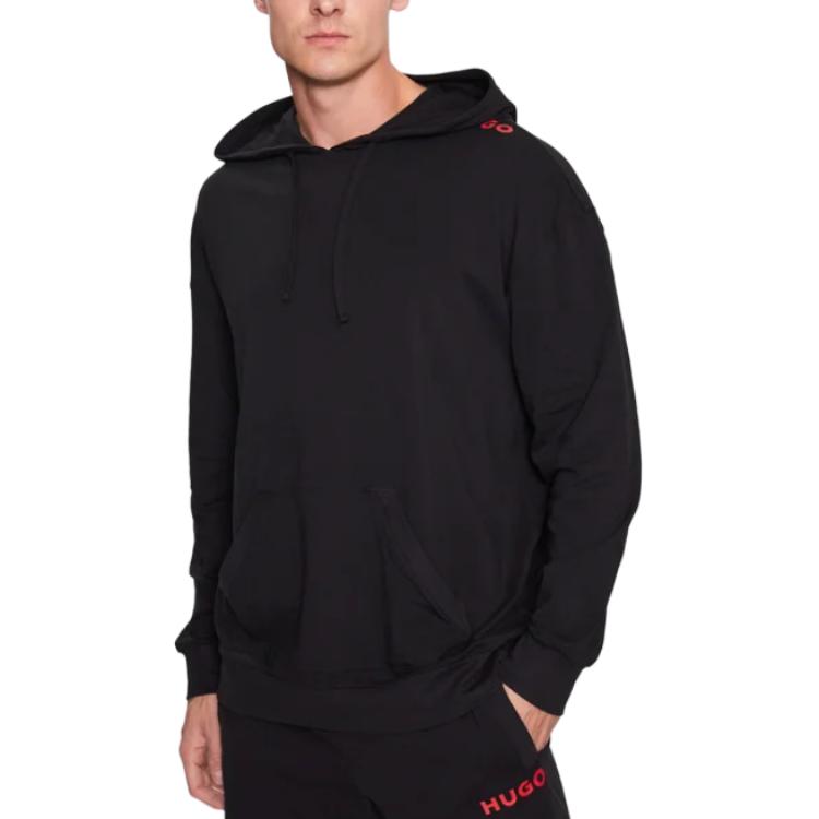 HUGO BOSS Oversized Logo Hoodie Black 50487781-002