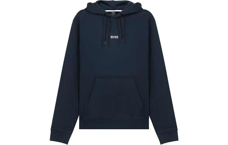 HUGO BOSS Oversized Logo Hoodie Dark Blue 50459464-404