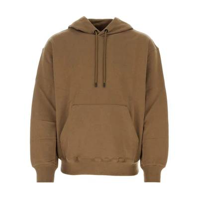 HUGO BOSS Patterned Pullover Hoodie with Pocket Brown Men’s Long Sleeve 50505775-249