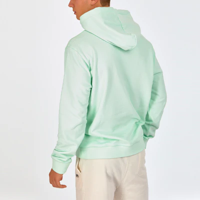 HUGO BOSS 前标志图案浅绿色套头卫衣 50459464-340 Sizing HUGO BOSS 前标志图案浅绿色套头卫衣 50459464-340