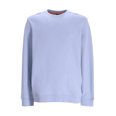 HUGO BOSS Purple Crewneck Long-Sleeve Oversized Sweatshirt 50509323-470