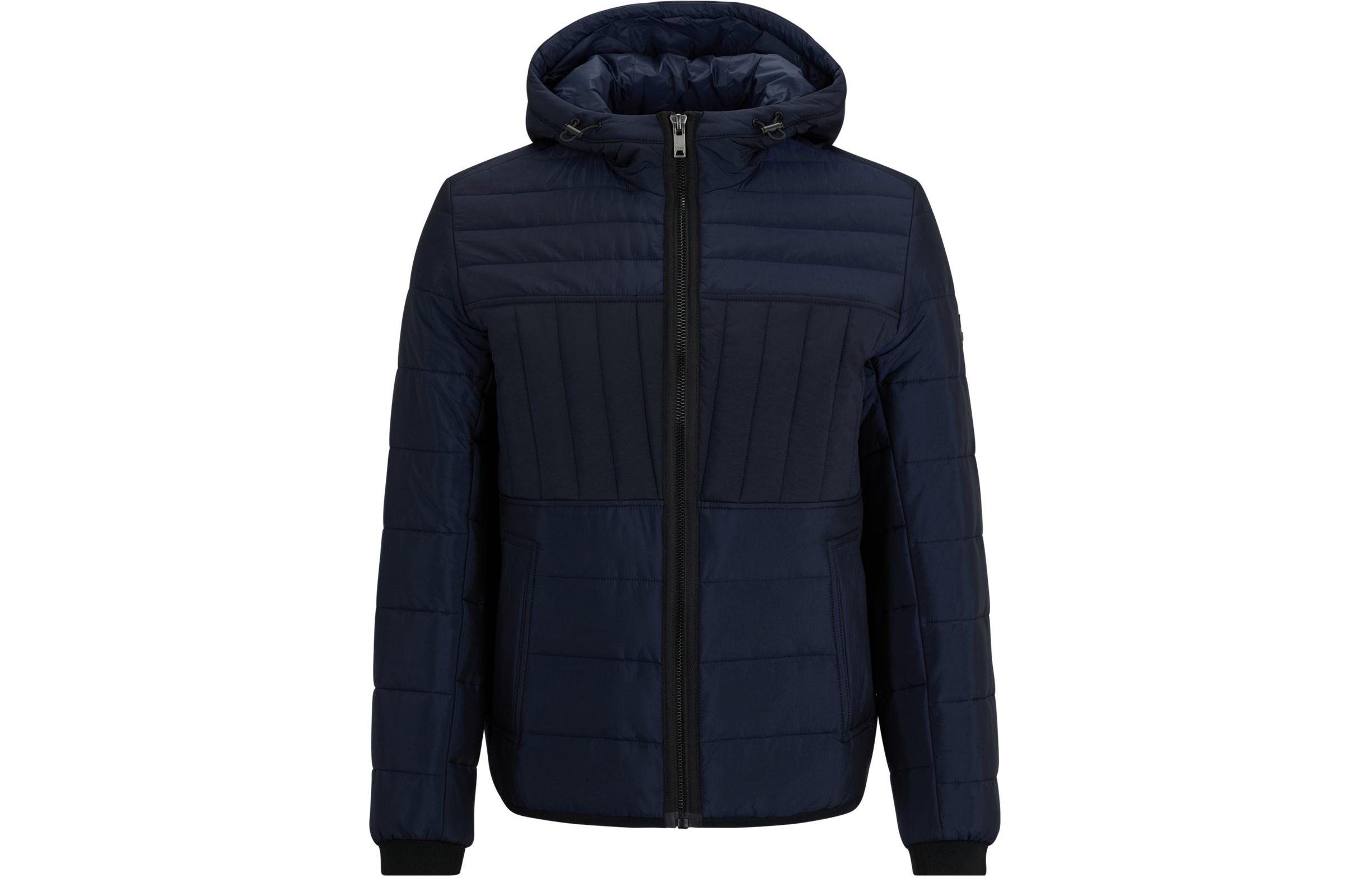 HUGO BOSS Regular-Fit Water-Repellent Jacket in Navy Blue 50499057-404