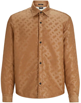 HUGO BOSS Kemeja Santai Pria Monogram Kerah Kent Cokelat 50509206-260 Buy HUGO BOSS Kemeja Santai Pria Monogram Kerah Kent Cokelat 50509206-260