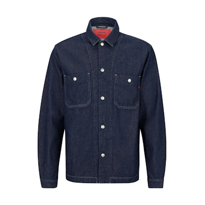 HUGO BOSS Replay Regular-Fit Dark-Blue Denim Jacket for Men 50485642-007