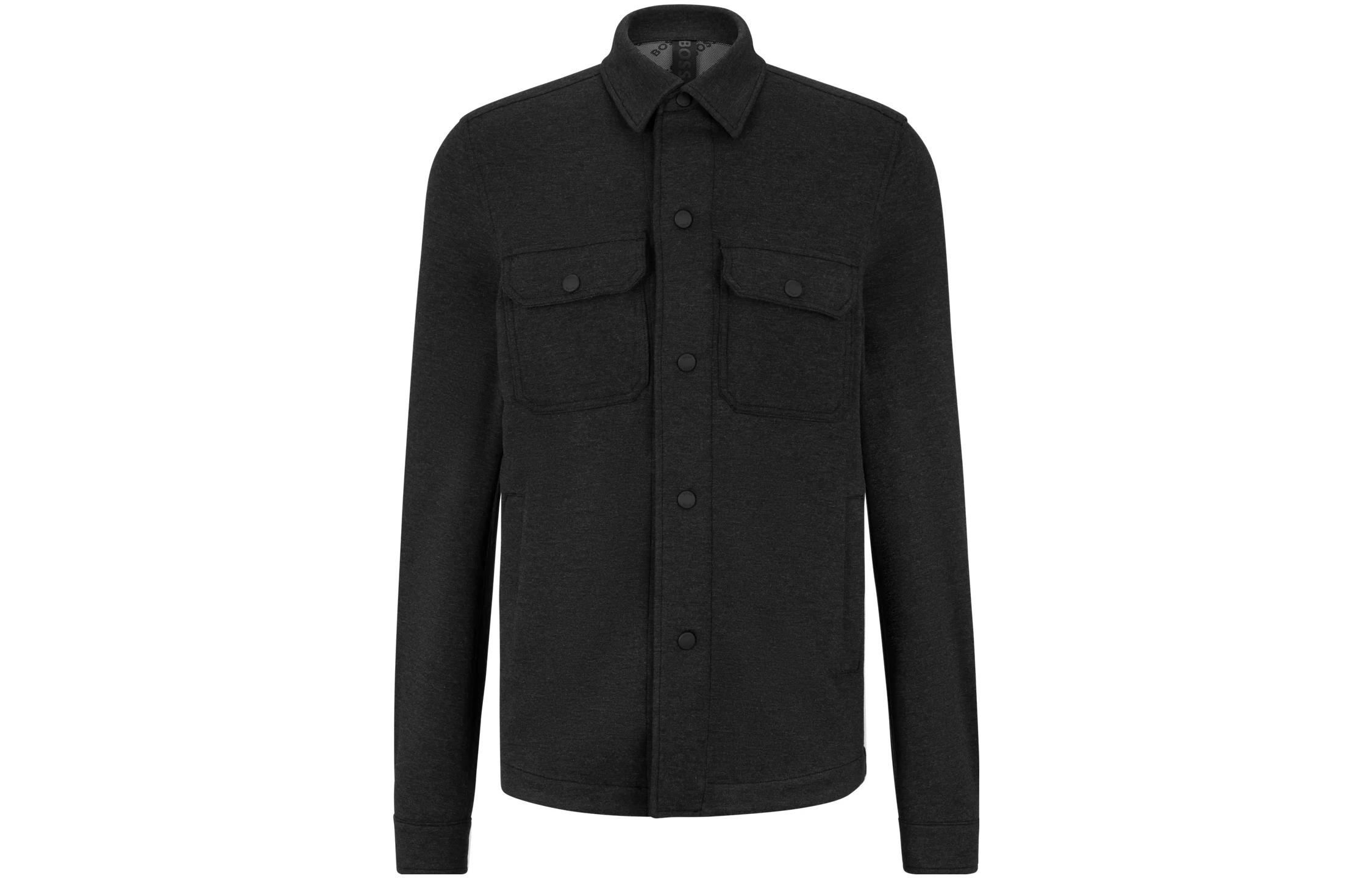 HUGO BOSS Shawl Collar Jacket Deep Gray 50484668-021