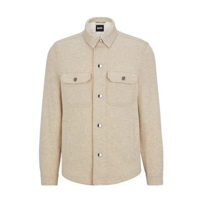 HUGO BOSS Single-Breasted Beige Blazer Jacket 50484634-271