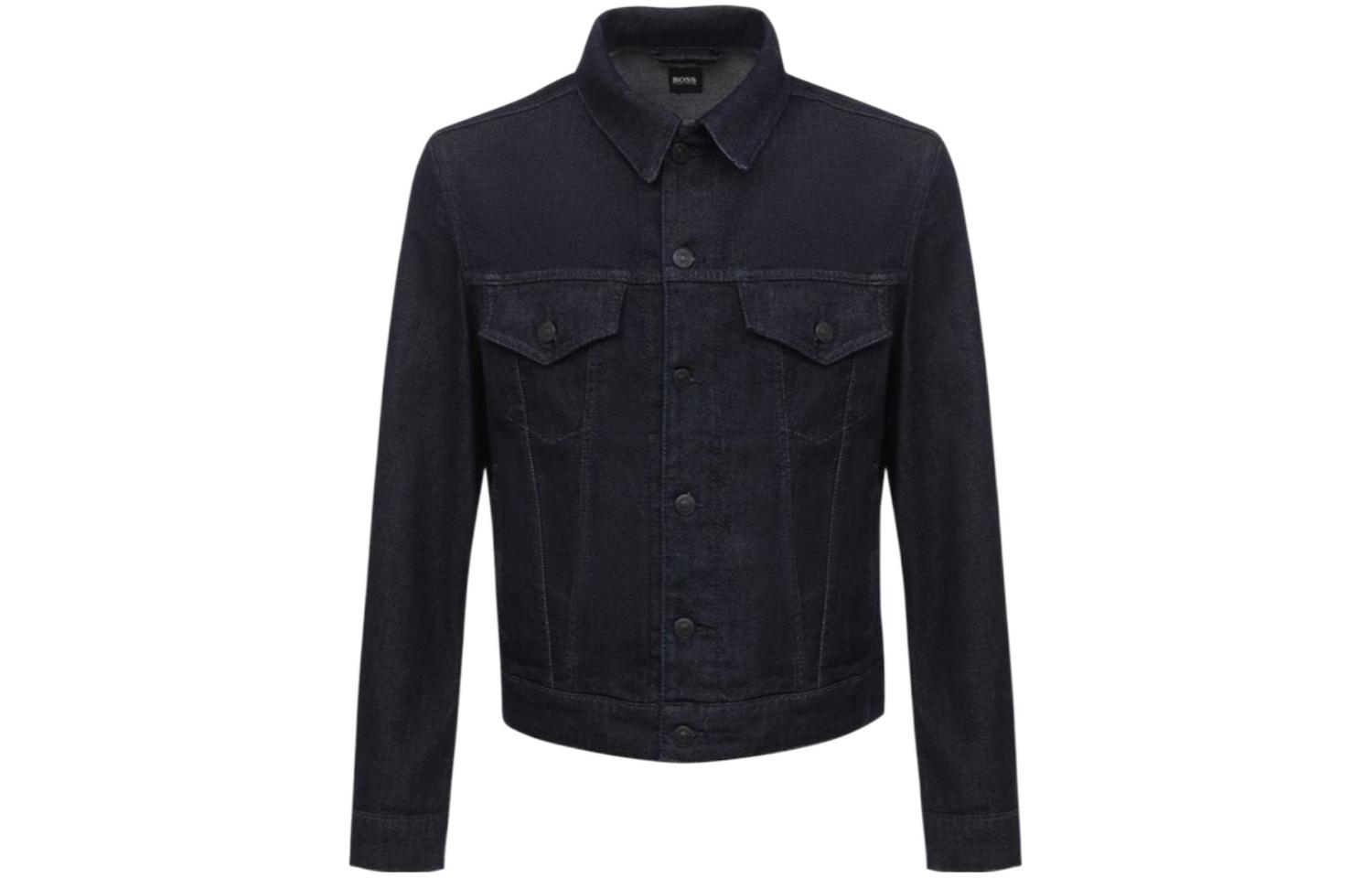 HUGO BOSS Single-Breasted Jacket Navy Blue 50437940-410