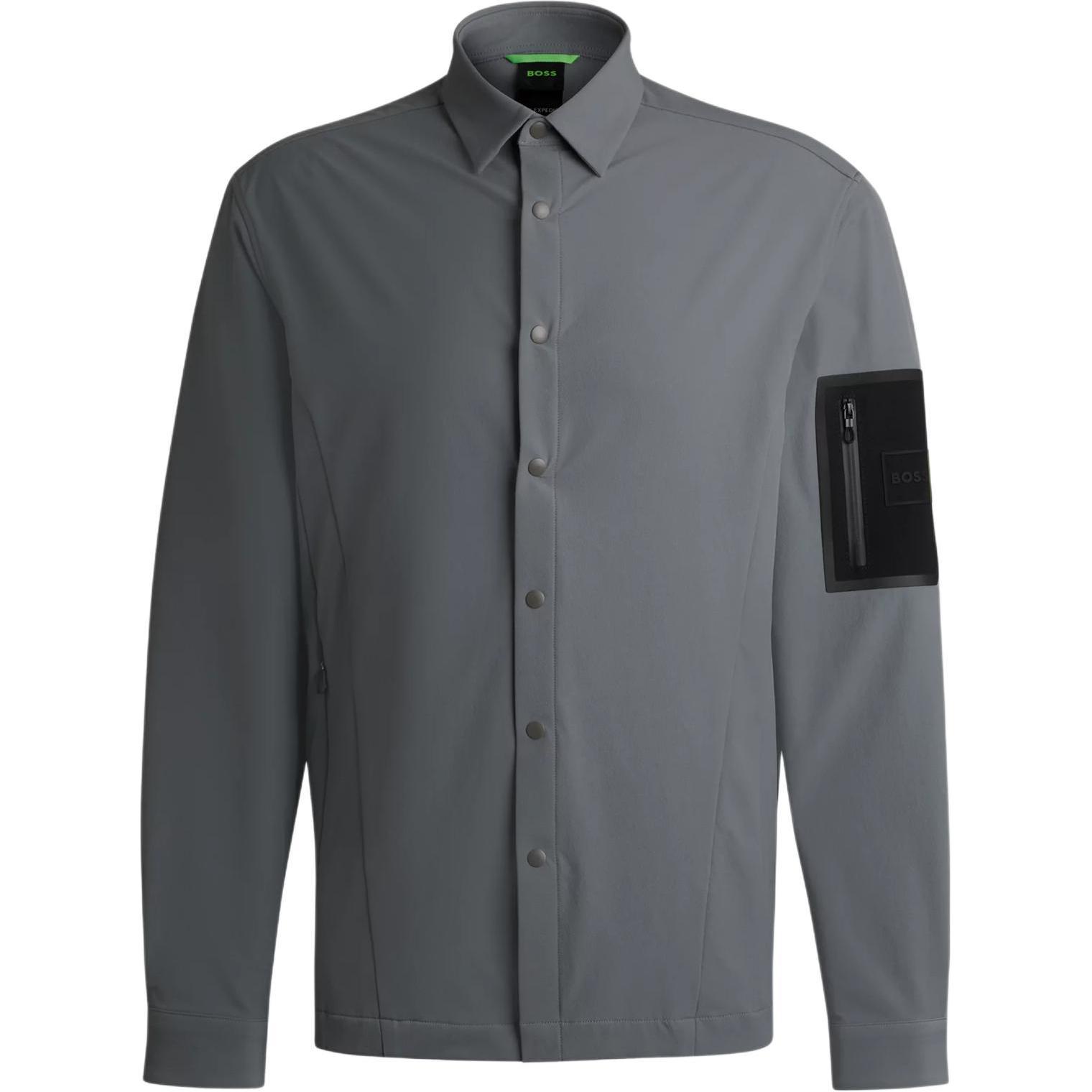 HUGO BOSS Single-Breasted Loose Fit Jacket Grey 50523354-251