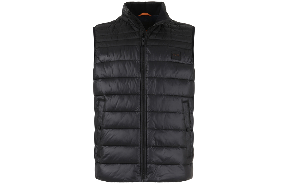 HUGO BOSS Sleeveless Vest Jacket with Stand Collar 50496725-001