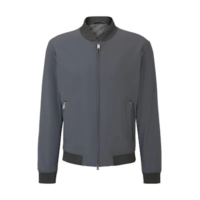 HUGO BOSS Slim-Fit Crease-Resistant Jersey Jacket Men’s in Gray 50513349-032