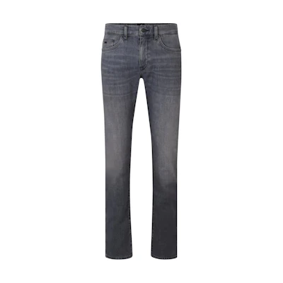 HUGO BOSS Slim-Fit Italian Cashmere-Touch Denim Jeans Men’s Dark Grey. 50508123-021
