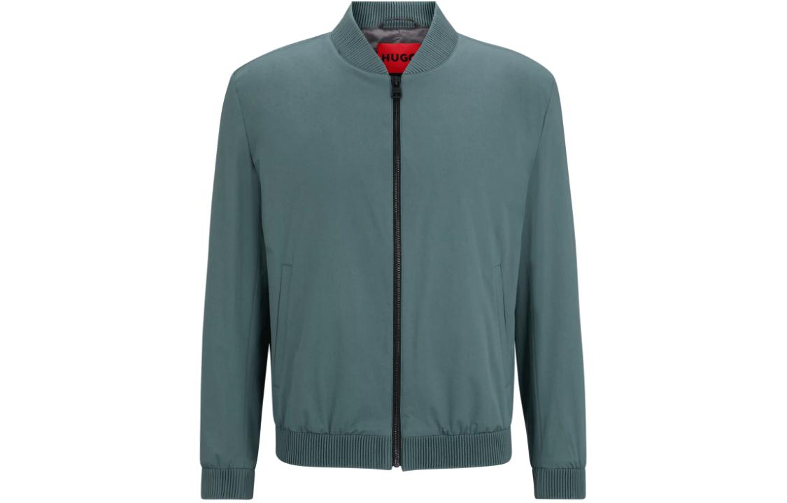 HUGO BOSS Slim-Fit Performance Stretch Cotton Jacket Green 50488019-307