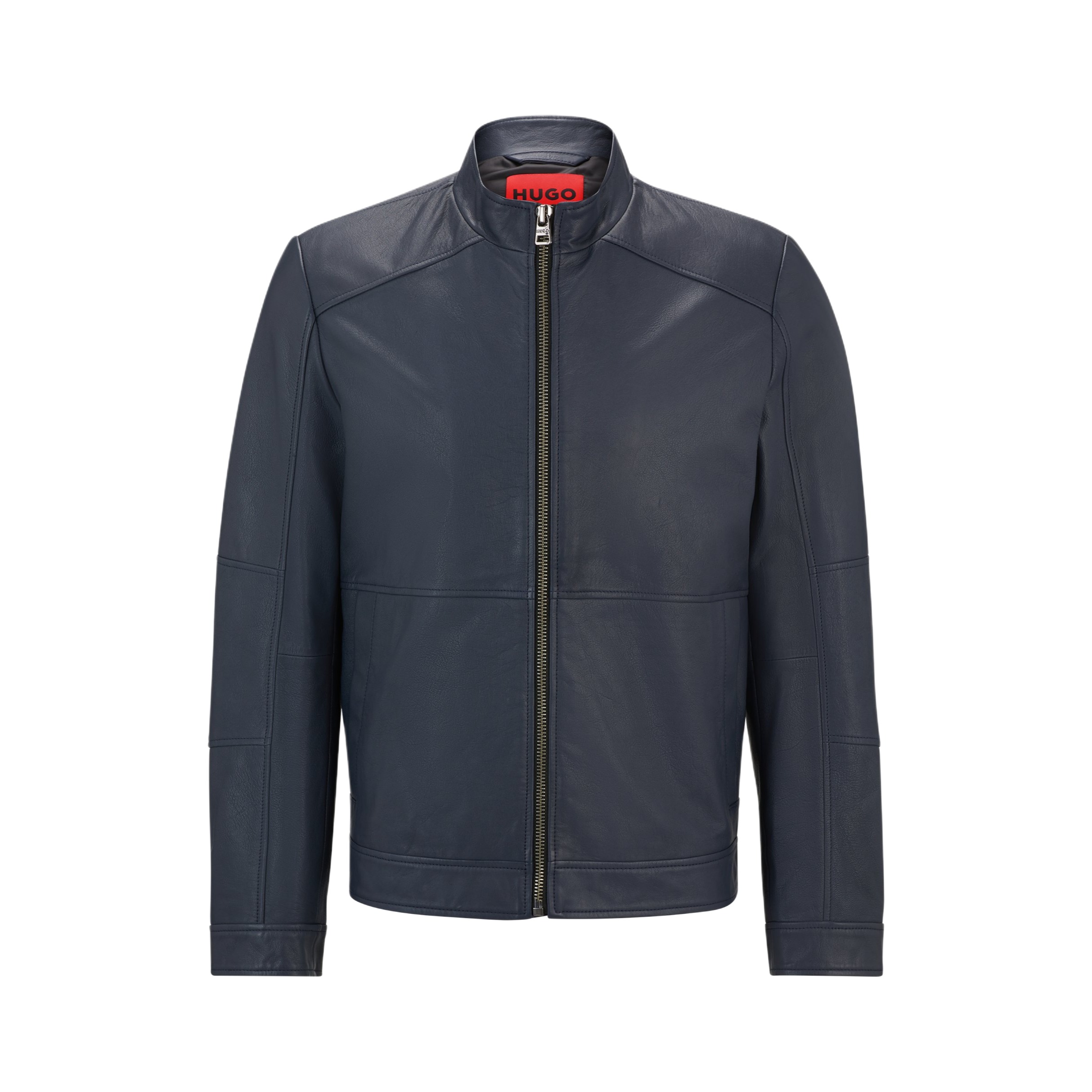 HUGO BOSS Slim-Fit Stand Collar Jacket Light Blue 50513322-462