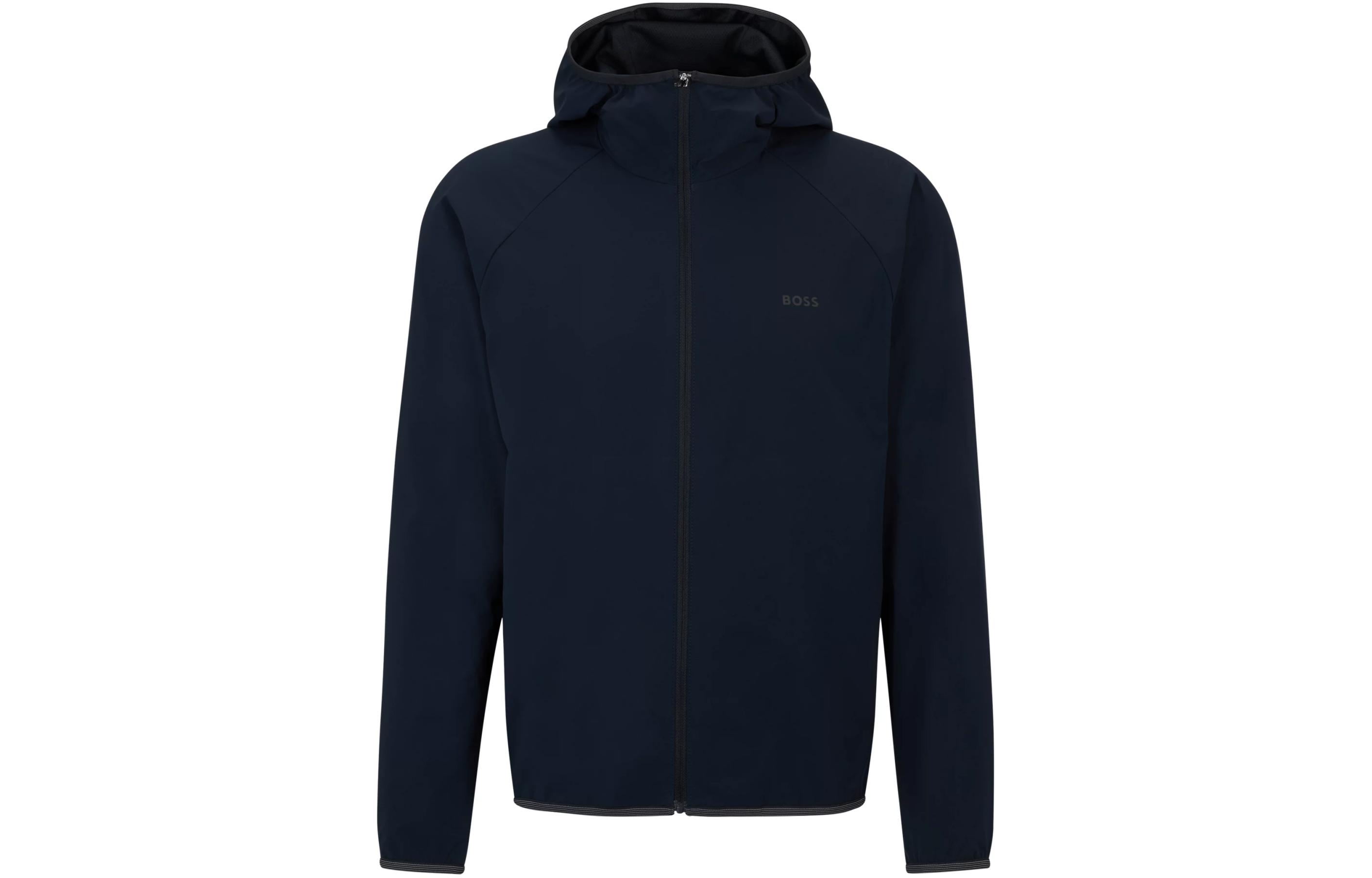 HUGO BOSS Slim-Fit Water-Repellent Logo Jacket - Blue 50504766-402