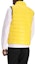 Shop HUGO BOSS Slim Embroidered High Neck Sleeveless Puffer Vest Yellow Men 50496725-740