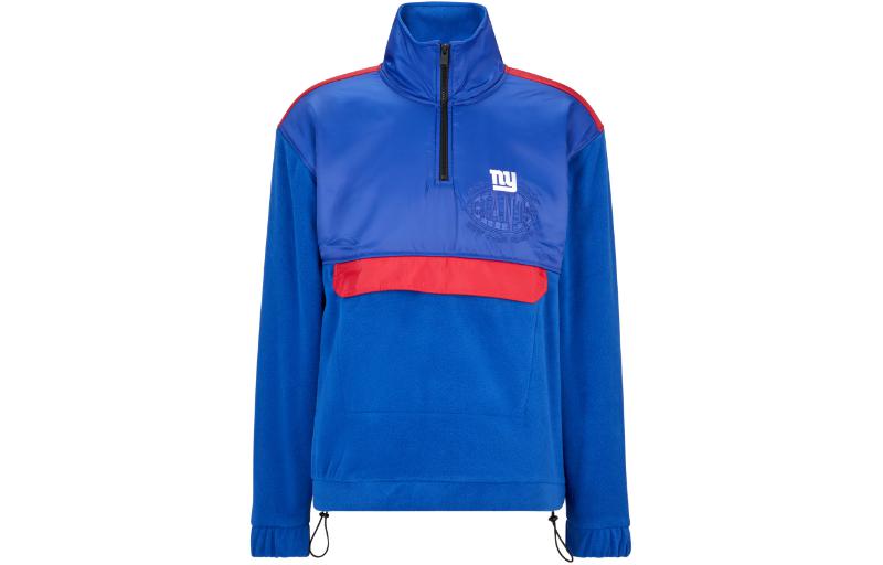 HUGO BOSS Slim Fit Logo Print High Neck Pullover Sweatshirt Men Blue 50504605-428