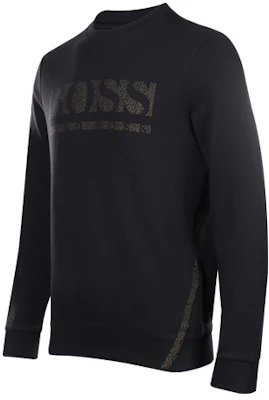 HUGO BOSS Baju Slim Fit Logo Mosaic FW21 Hitam 50456419-001 Shop HUGO BOSS Baju Slim Fit Logo Mosaic FW21 Hitam 50456419-001