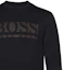 Cheap HUGO BOSS Baju Slim Fit Logo Mosaic FW21 Hitam 50456419-001