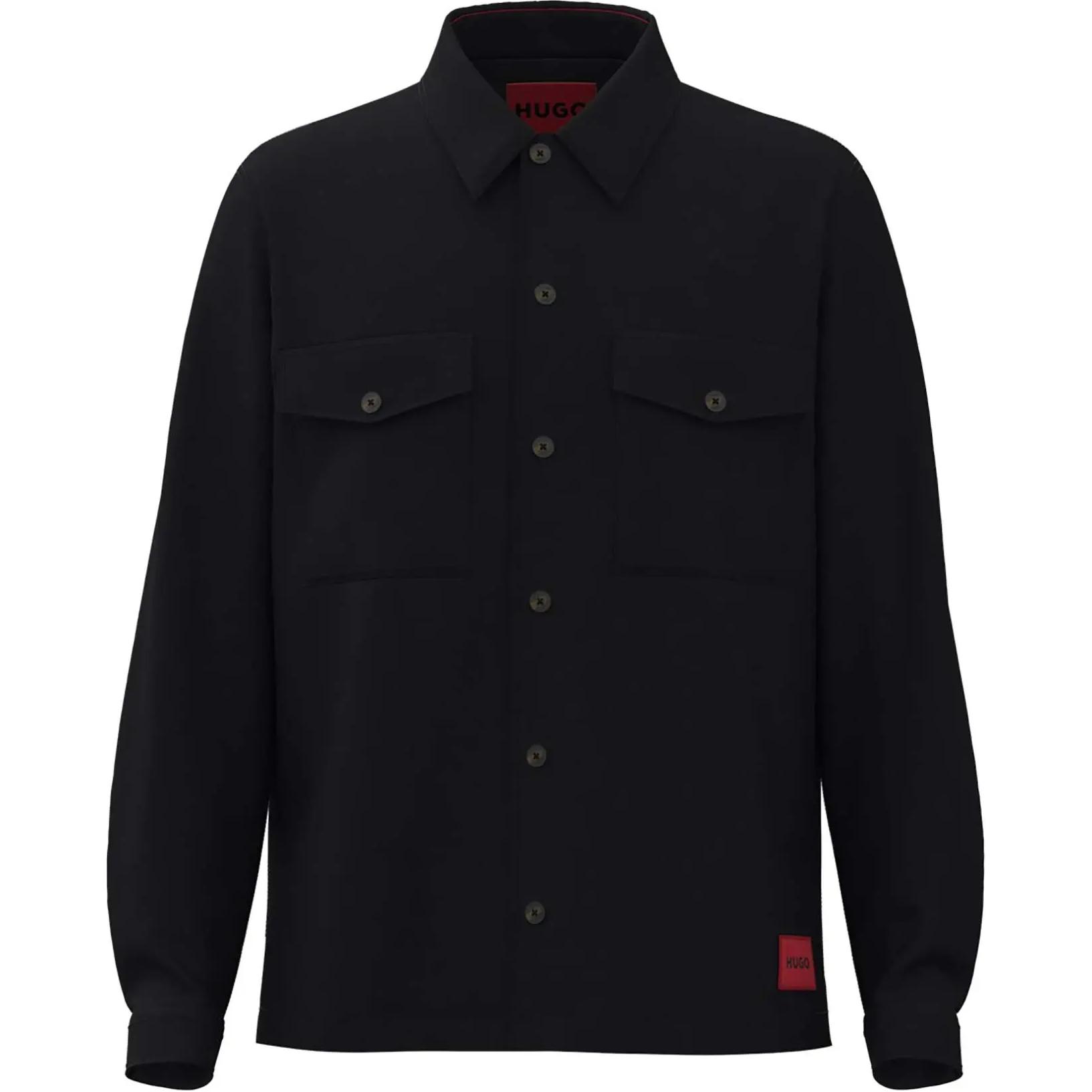 HUGO BOSS Slim Fit Single-Breasted Black Long Sleeve Jacket 50500235-001