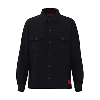 HUGO BOSS Slim Fit Single-Breasted Black Long Sleeve Jacket 50500235-001