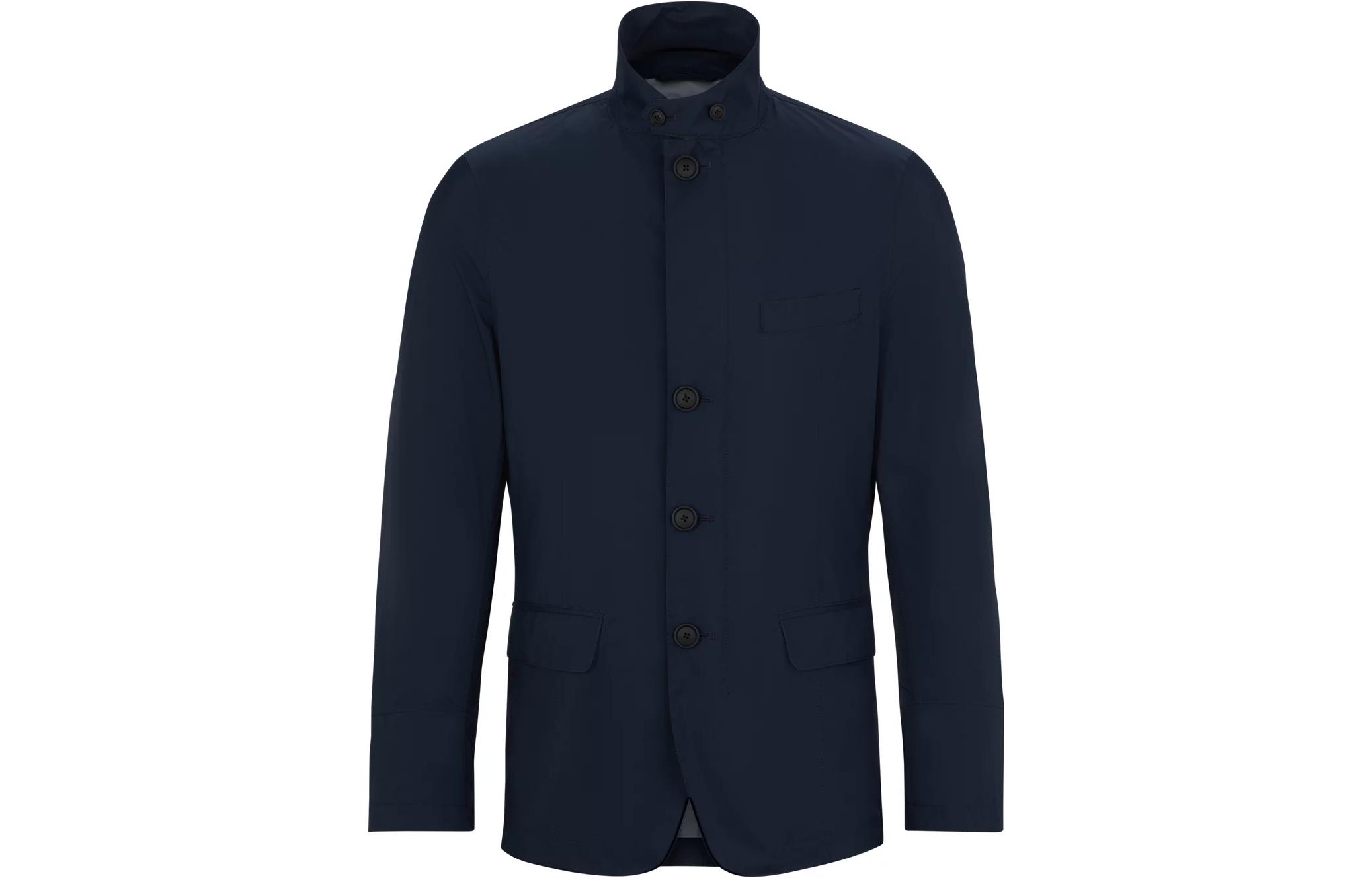 HUGO BOSS Slim Fit Single-Breasted Jacket for Men in Dark Blue 50496172-404