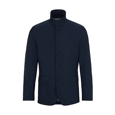 HUGO BOSS Slim Fit Single-Breasted Jacket for Men in Dark Blue 50496172-404