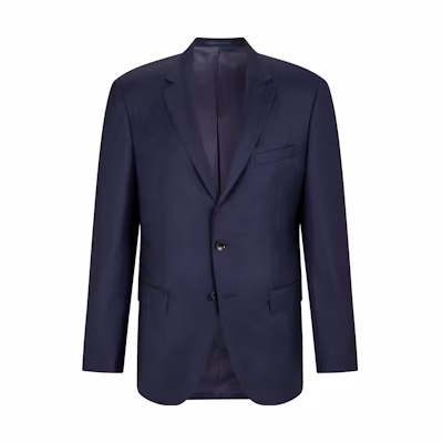 HUGO BOSS Slim Fit Solid Blazer Button-Up Jacket - Dark Blue 50384765-410