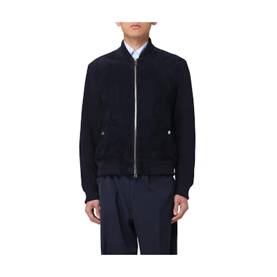 HUGO BOSS Slim Fit V-Neck Zip Jacket - Blue 50510165-404