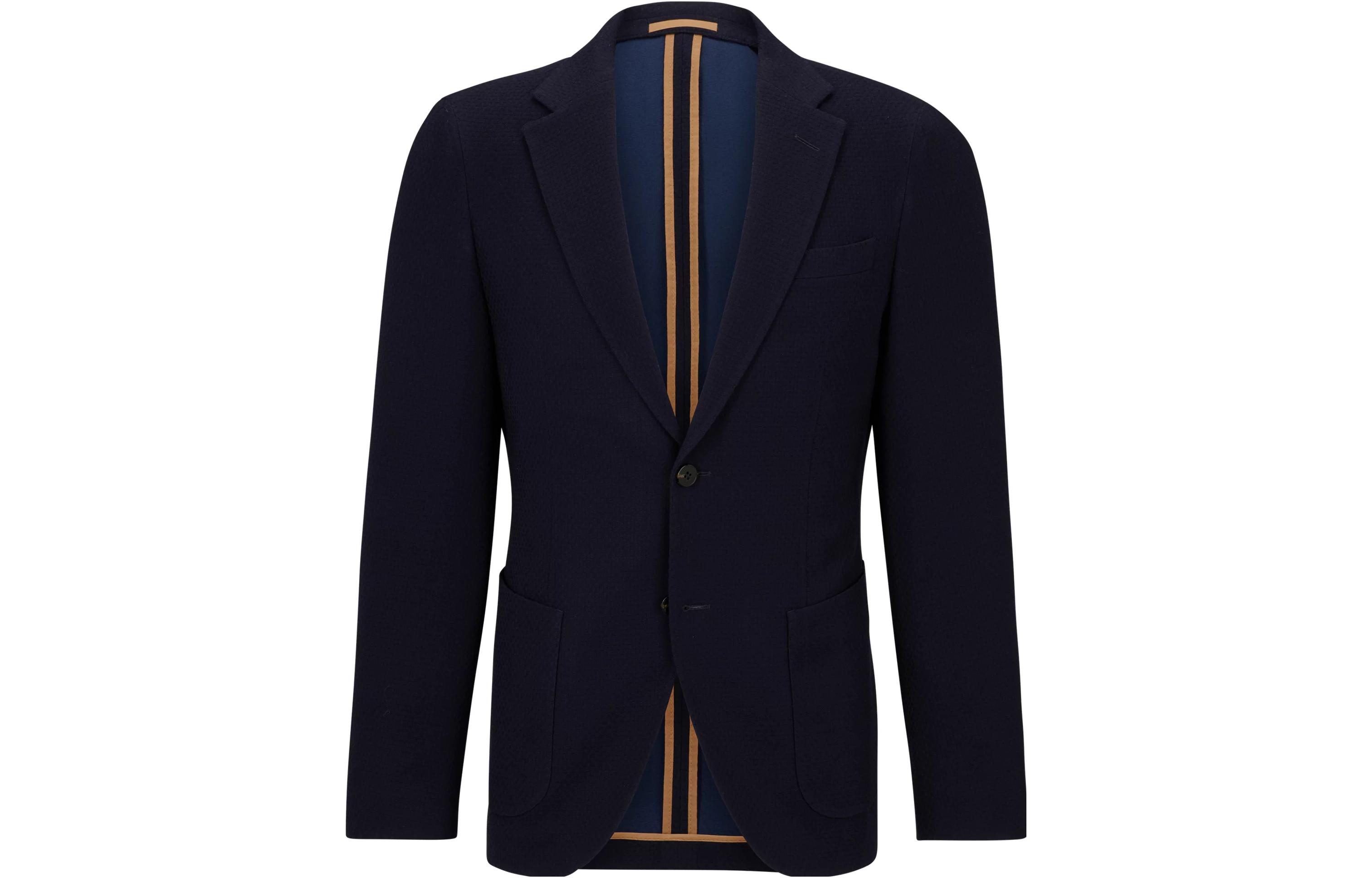 HUGO BOSS Soft Casual Long-Sleeve Jacket - Dark Blue 50499330-404
