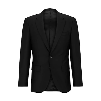 HUGO BOSS Solid Black Casual Jacket 50480010-001