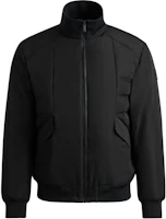 HUGO BOSS Solid Black High-Neck Zip-Up Long-Sleeve Jacket 50519279-001 HUGO BOSS Solid Black High-Neck Zip-Up Long-Sleeve Jacket 50519279-001