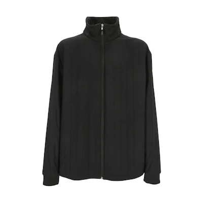 HUGO BOSS Solid Black Zip-Up Stand Collar Casual Jacket 50491908-001