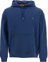 HUGO BOSS Solid Blue Pullover Hoodie Sweatshirt 50509314-464 HUGO BOSS Solid Blue Pullover Hoodie Sweatshirt 50509314-464