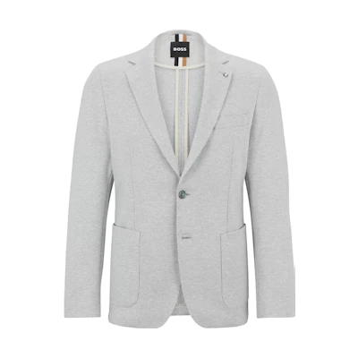 HUGO BOSS Solid Casual Blazer Jacket - Gray 50489396-041