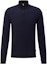 Order HUGO BOSS Solid Color Casual Stand Collar Long Sleeve Knit Shirt Men 50298544-001